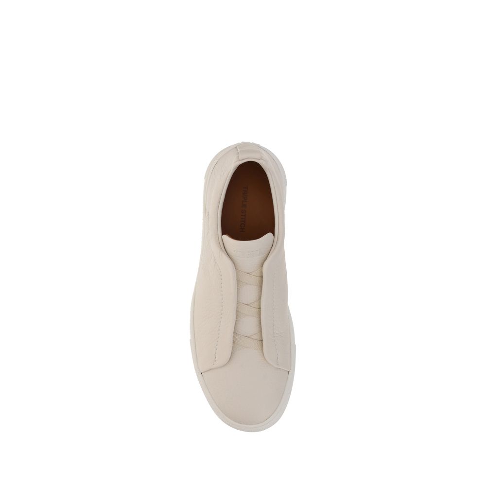 Baskets en cuir ZEGNA