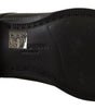 Dolce & Gabbana Black Lace Up Leather Men Formal Derby Shoes