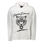 Plein Sport White Cotton Sweater