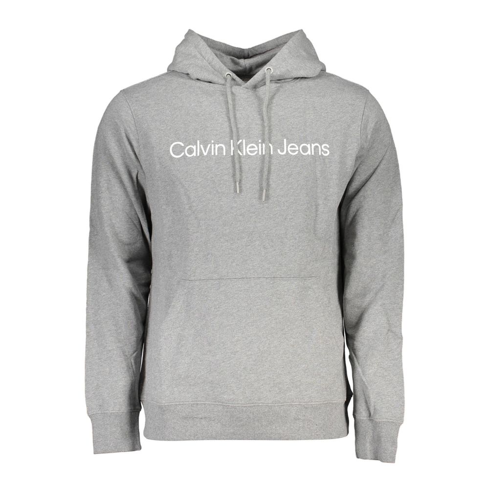 Pull en coton gris Calvin Klein
