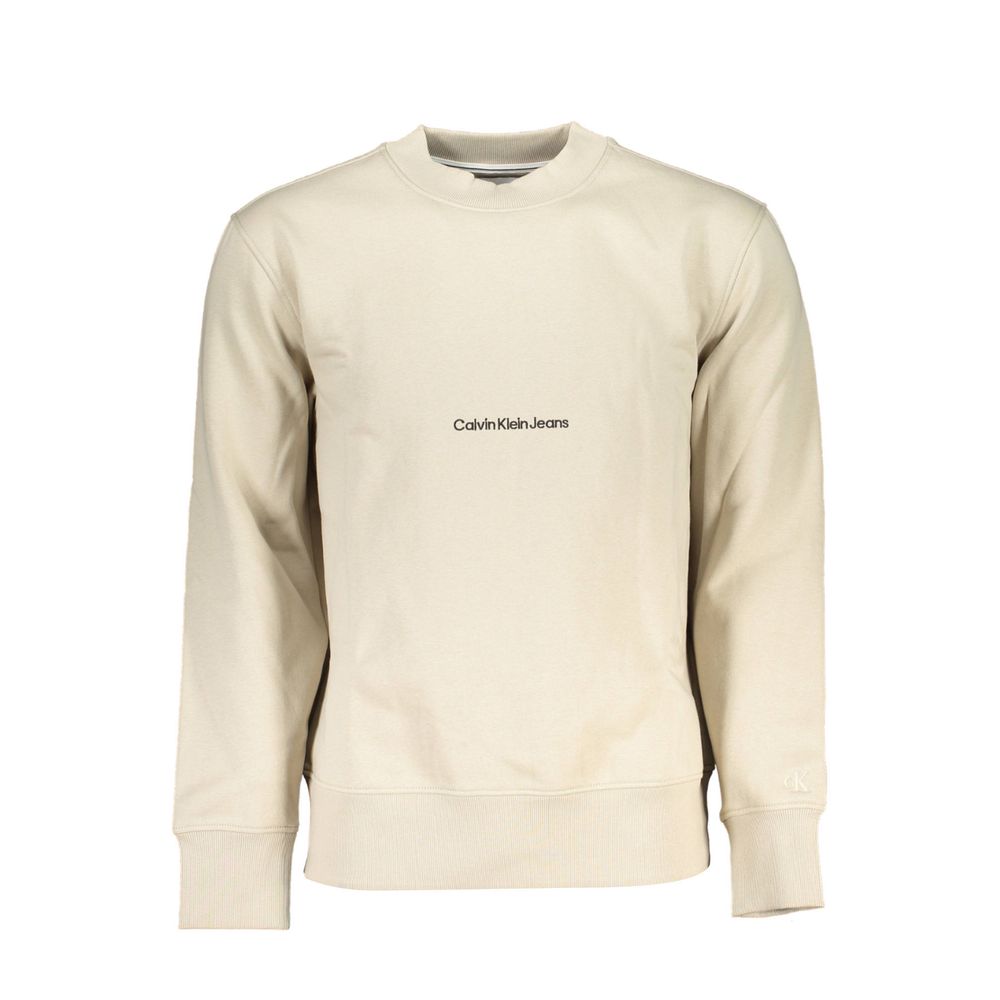 Pull en coton beige Calvin Klein
