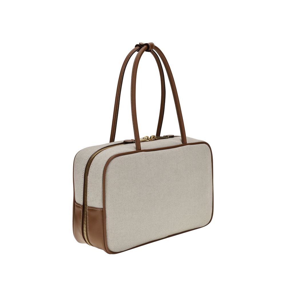 Miu Miu Canvas and leather Beau Shoulder Bag