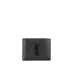 Portefeuille en cuir Saint Laurent Cassandre
