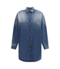 Veste chemise en jean Prada
