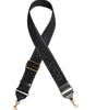 Dolce & Gabbana Black Solid Viscose Bag Shoulder Strap