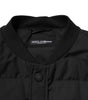 Dolce & Gabbana Black Sleeveless Parka Logo Plaque Jacket