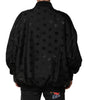 Veste coupe-vent cargo noire Dolce &amp; Gabbana avec logo Mania