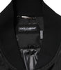 Veste coupe-vent cargo noire Dolce &amp; Gabbana avec logo Mania