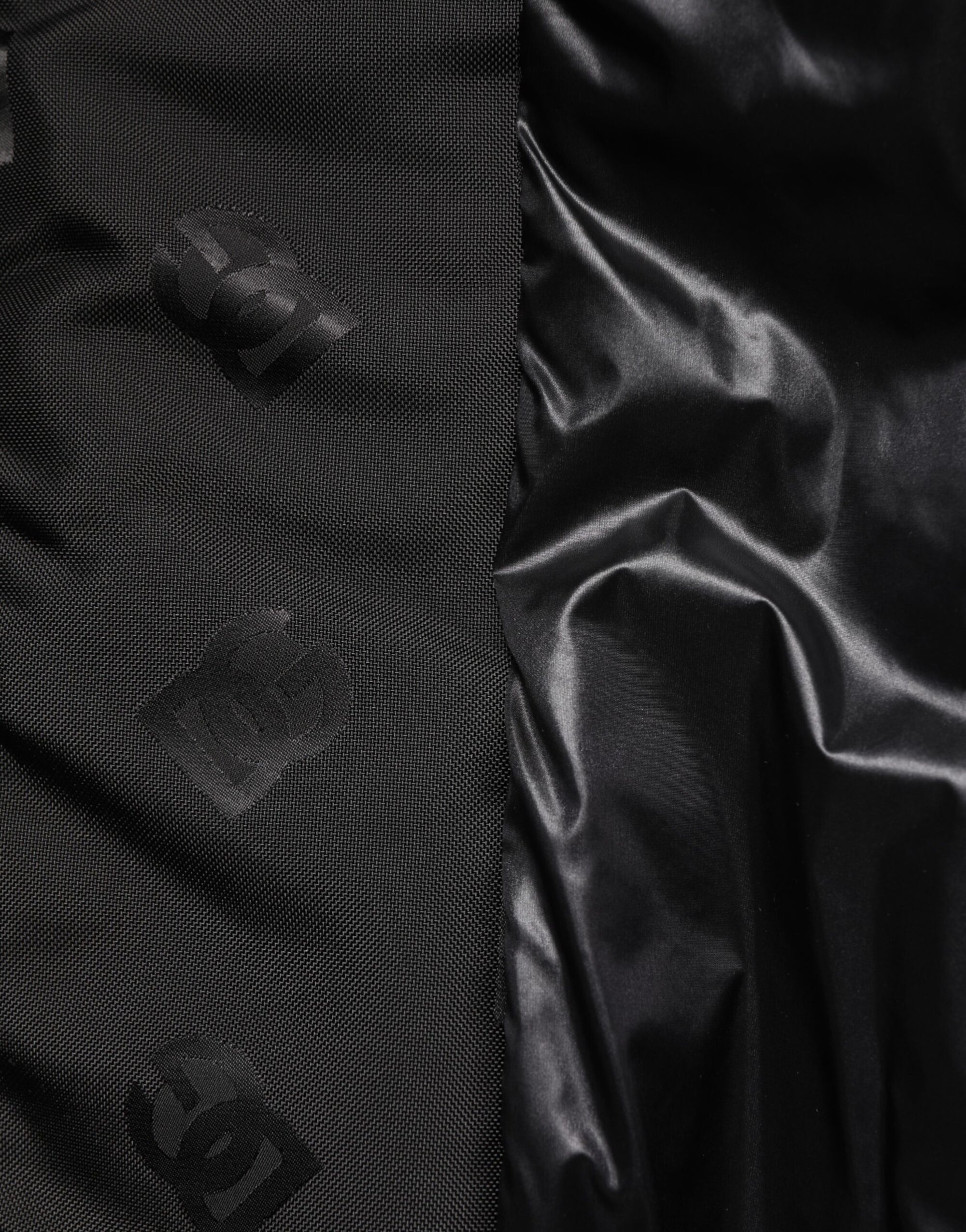Veste coupe-vent cargo noire Dolce &amp; Gabbana avec logo Mania
