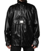 Dolce & Gabbana Black Polyester Logo Plaque Bomber Jacket