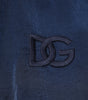 Dolce & Gabbana Blue Nylon DG Embroidery Men Bomber Jacket