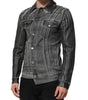 Dolce & Gabbana Gray Washed Cotton Stretch Denim Jacket
