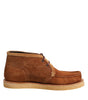 Dolce &amp; Gabbana Brown Suede Nubuck Leather Desert Ankle Boots Shoes