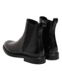 Dolce &amp; Gabbana Black Chelsea Leather Mid Calf Boots Shoes