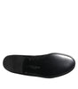 Dolce & Gabbana Black Floral Brocade Loafers Men Dress Shoes