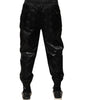 Dolce &amp; Gabbana Black Logo DG Print Men Jogger Sweatpants Pants