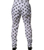 Dolce & Gabbana White Logo Cotton Skinny Denim Trouser Pants
