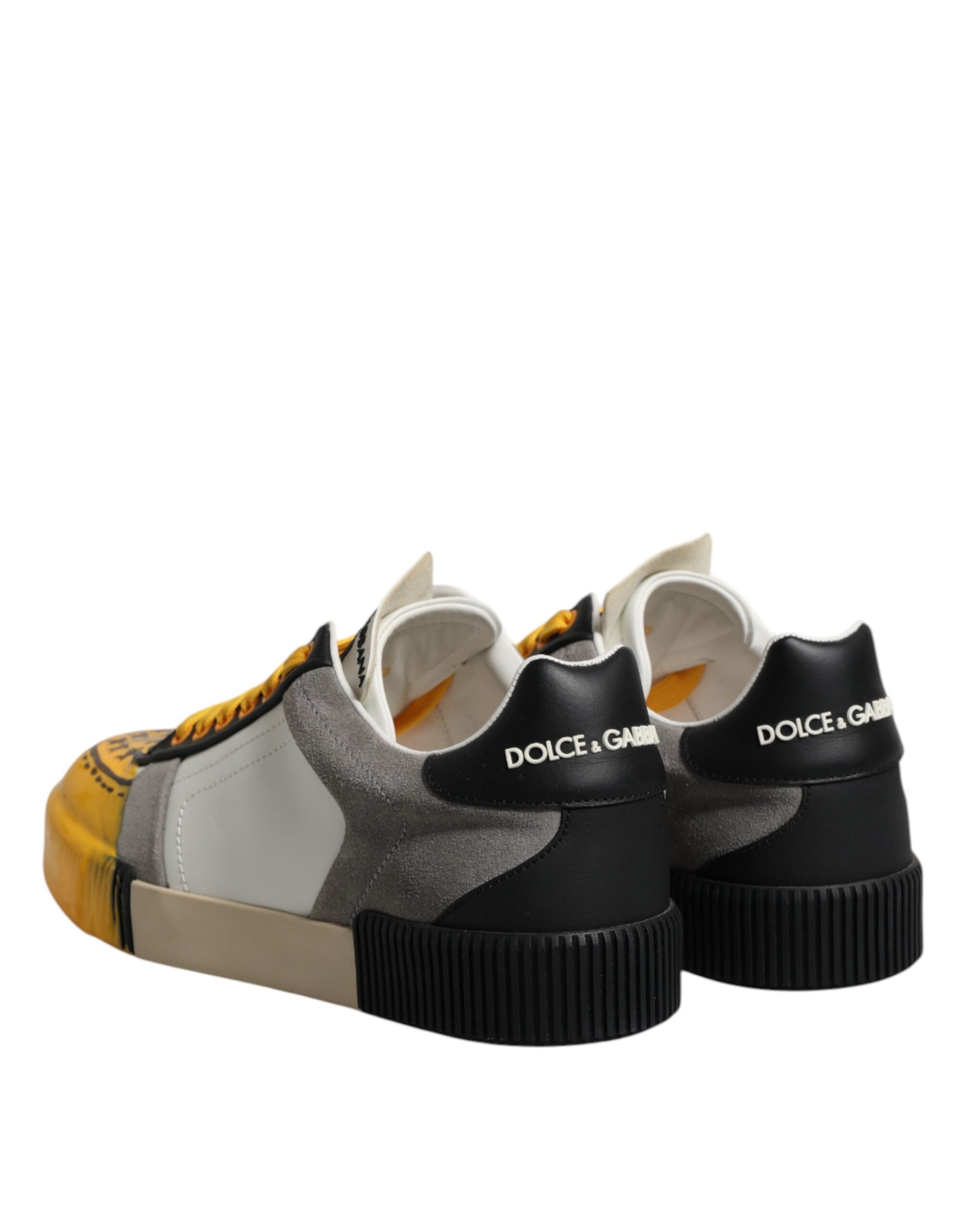 Baskets basses à lacets multicolores Dolce & Gabbana