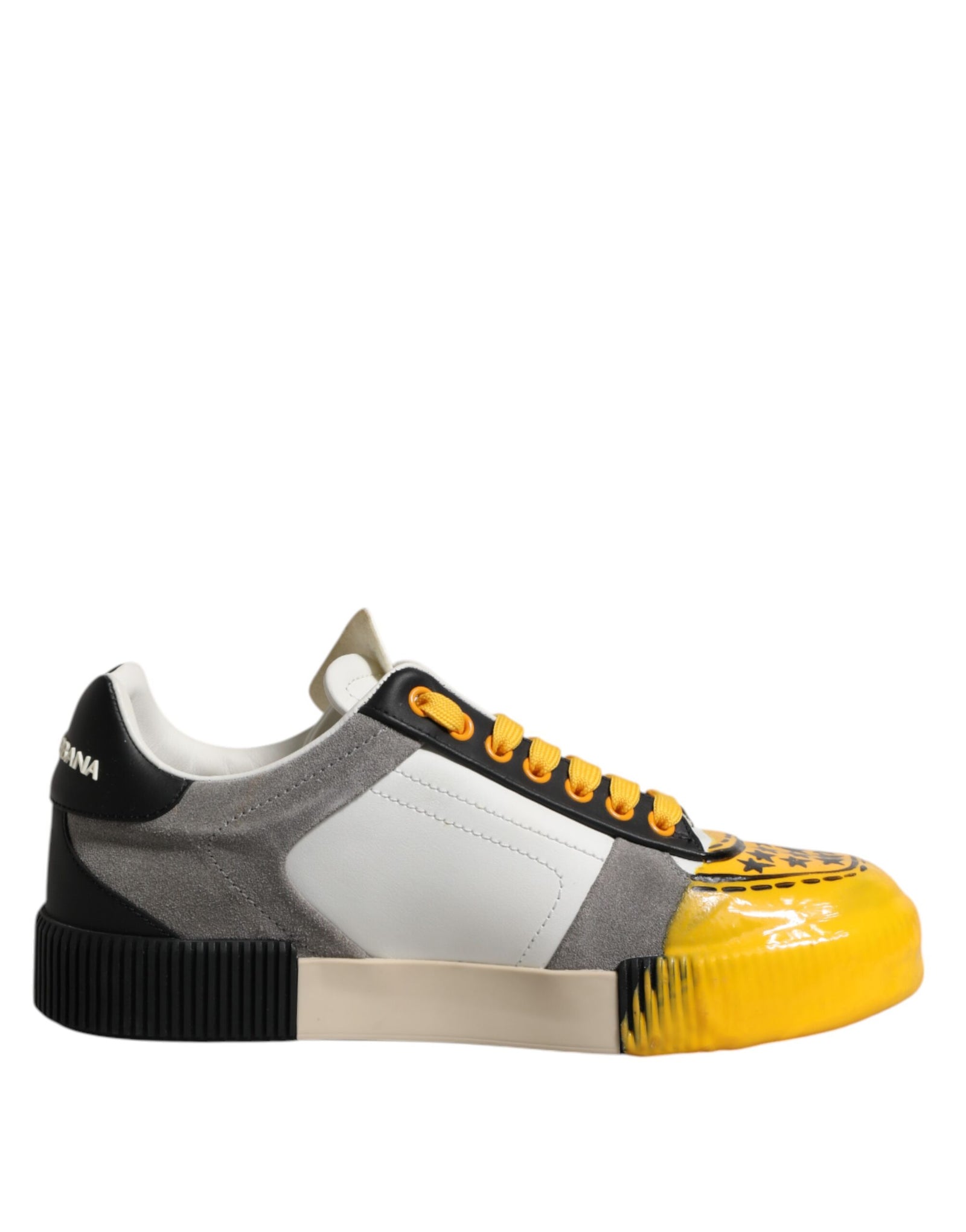Dolce & Gabbana Multicolor Low Top Lace Up Sneakers Shoes