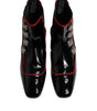 Dolce & Gabbana Black Jackie Buttoned Chelsea Boots Shoes