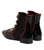 Dolce & Gabbana Black Jackie Buttoned Chelsea Boots Shoes