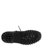 Bottes motardes mi-mollet en cuir noir Dolce & Gabbana