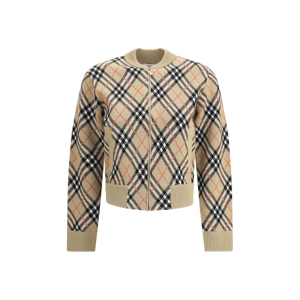 Cardigan à carreaux Burberry