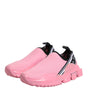 Dolce & Gabbana Pink Sorrento Low Top Women Sneakers Shoes