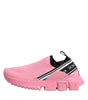 Dolce & Gabbana Pink Sorrento Low Top Women Sneakers Shoes