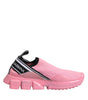 Dolce & Gabbana Pink Sorrento Low Top Women Sneakers Shoes