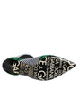 Dolce & Gabbana Green Stretch Sock Style Ankle Boots Shoes