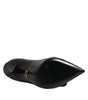 Dolce & Gabbana Black Devotion Leather Heels Pumps Shoes