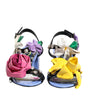 Dolce & Gabbana Multicolor Floral Crystal KEIRA Sandals Shoes