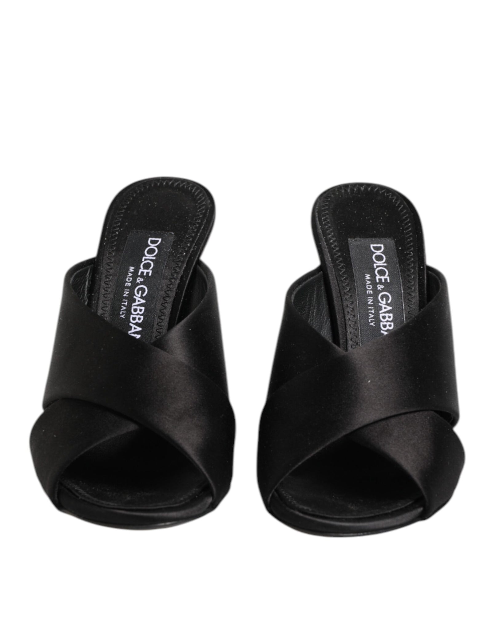 Sandales à talons hauts baroques noires Keira de Dolce &amp; Gabbana