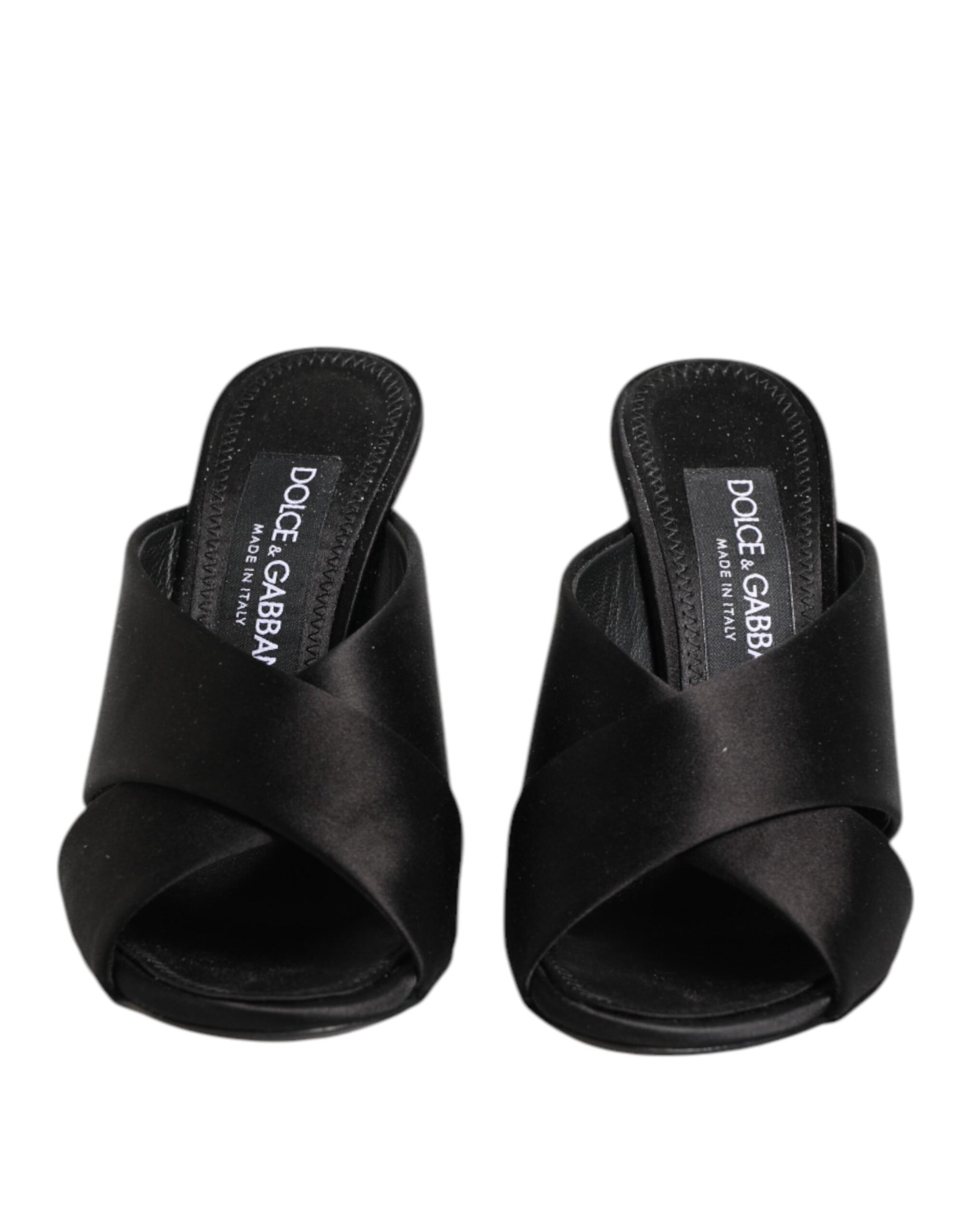 Sandales à talons hauts baroques noires Keira de Dolce &amp; Gabbana