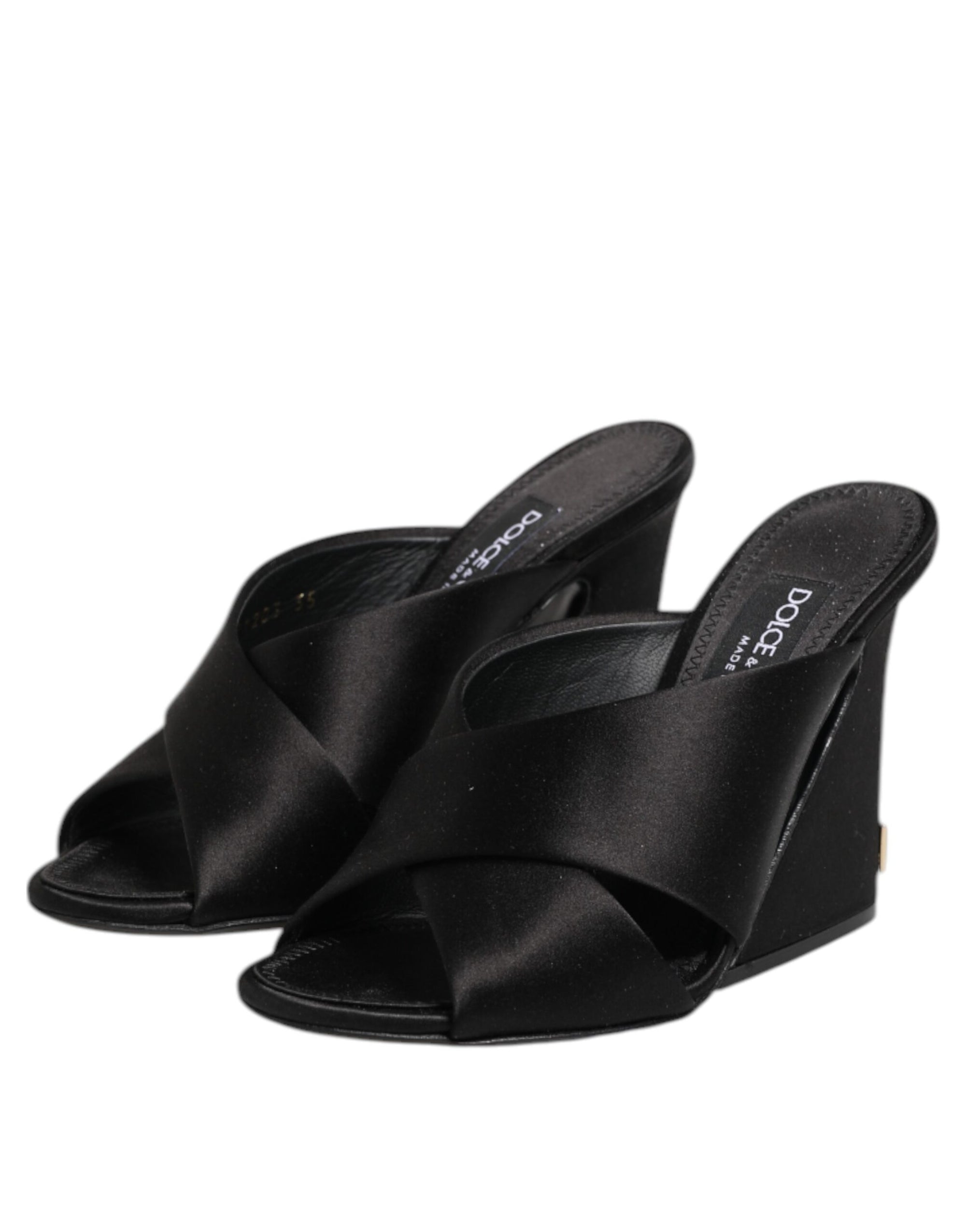 Sandales à talons hauts baroques noires Keira de Dolce &amp; Gabbana