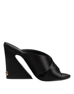 Sandales à talons hauts baroques noires Keira de Dolce &amp; Gabbana
