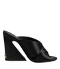 Sandales à talons hauts baroques noires Keira de Dolce &amp; Gabbana