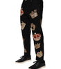 Pantalon habillé noir baroque royal pour homme Dolce &amp; Gabbana
