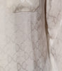 Chemise à manches longues en soie blanche Dolce &amp; Gabbana avec logo DG imprimé