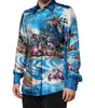 Dolce & Gabbana Multicolor Silk DG Long Sleeves Formal Shirt