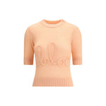 Pull en laine avec logo Chloé