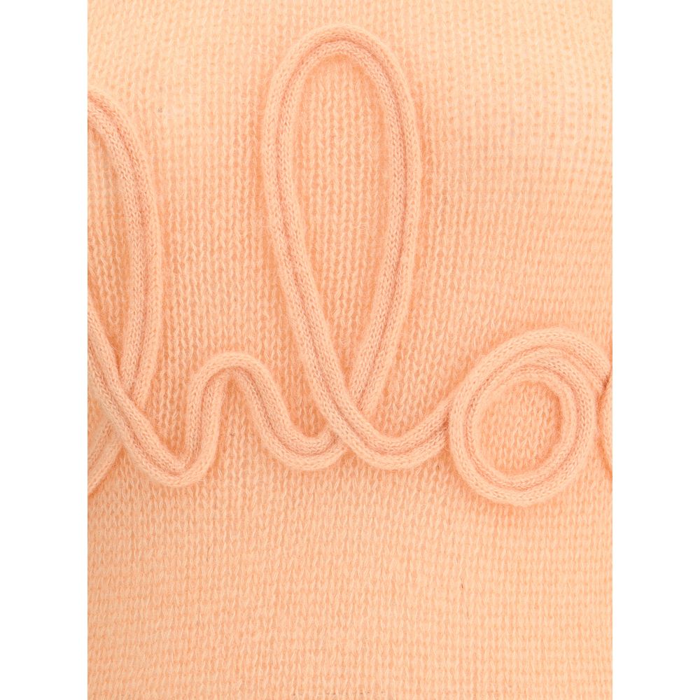Pull en laine avec logo Chloé