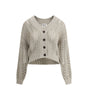 Brunello Cucinelli Cardigan in perforated knit