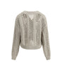 Brunello Cucinelli Cardigan in perforated knit