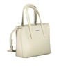 Sac à main en polyester beige Calvin Klein