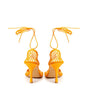 Bottega Veneta Orange Fabric And Leather Pump