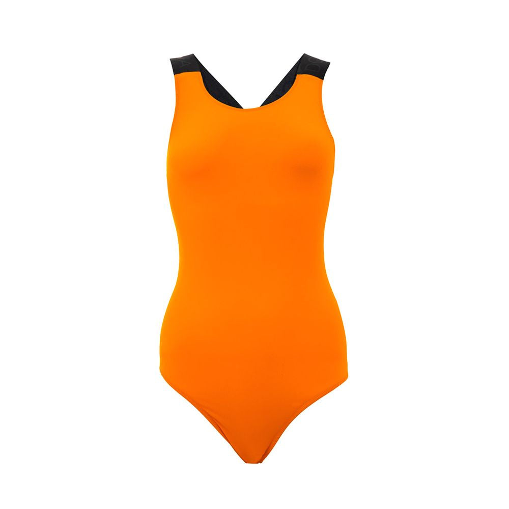 Dolce & Gabbana Orange Polyester One-Piece Swimsuit