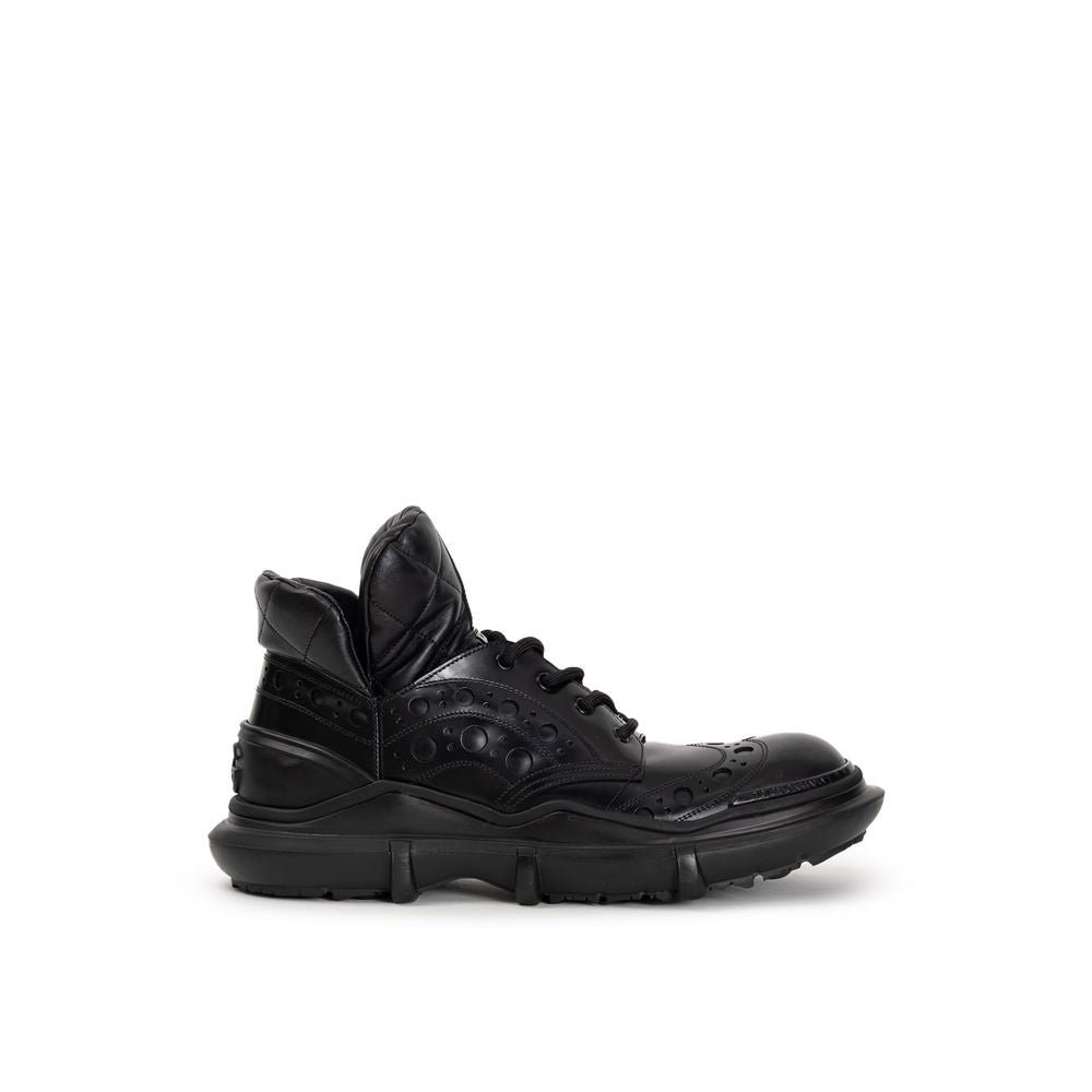 Chaussures richelieu et derby en cuir noir Dolce & Gabbana