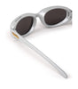 Bottega Veneta Gray Acetate Sunglasses